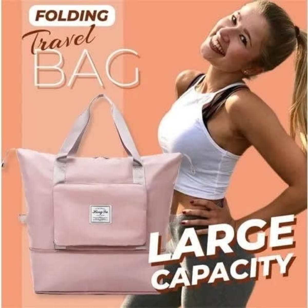 Travel store bags pink