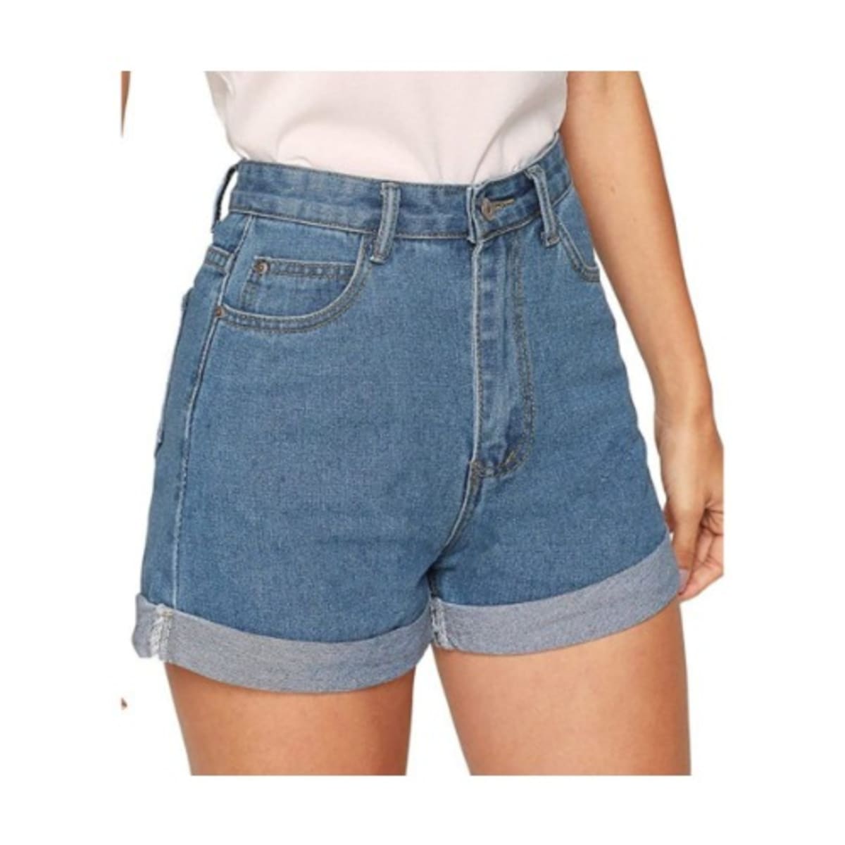Ladies bum shorts top