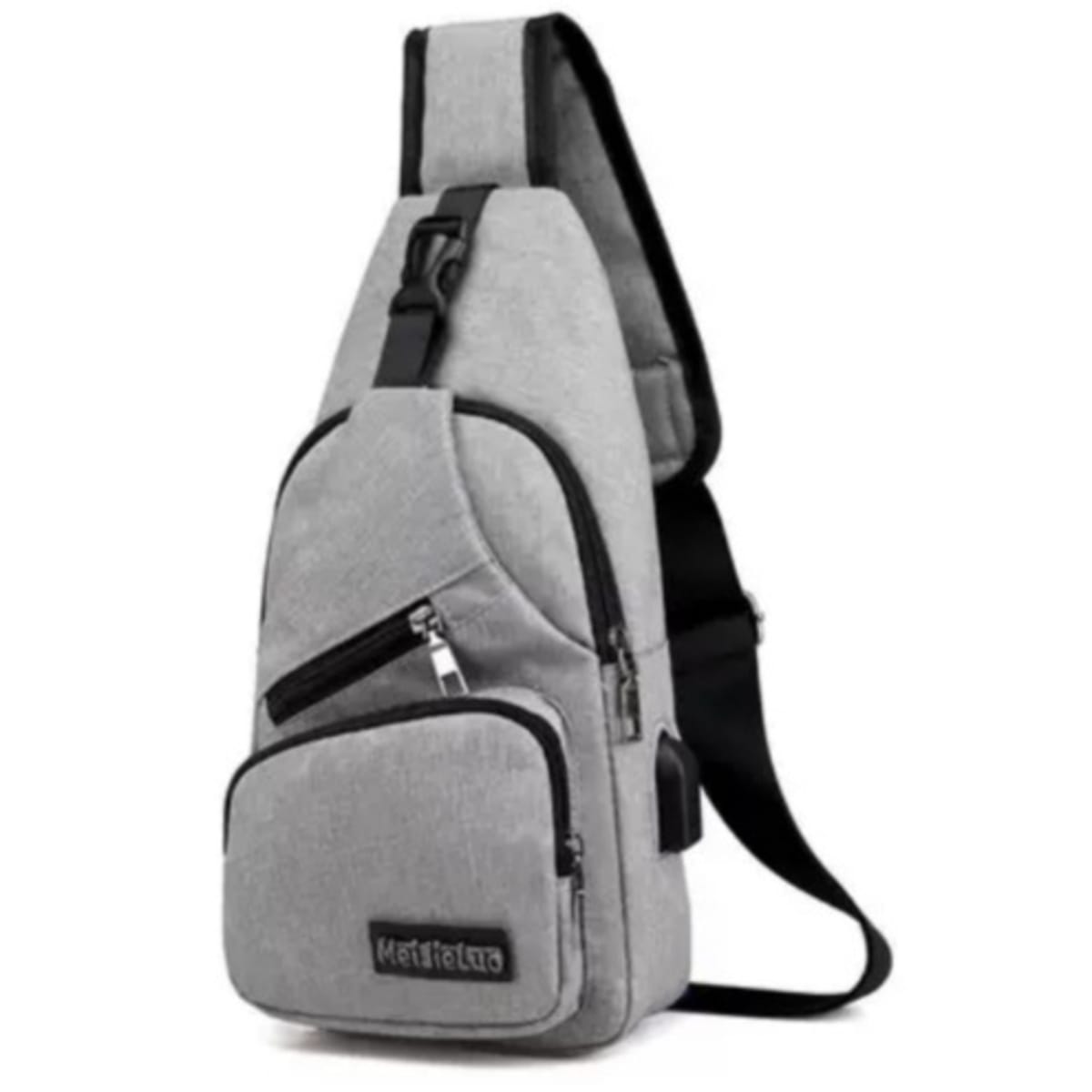 Smart Shoulder Bag chest Bag With Usb Charging Port Konga Online