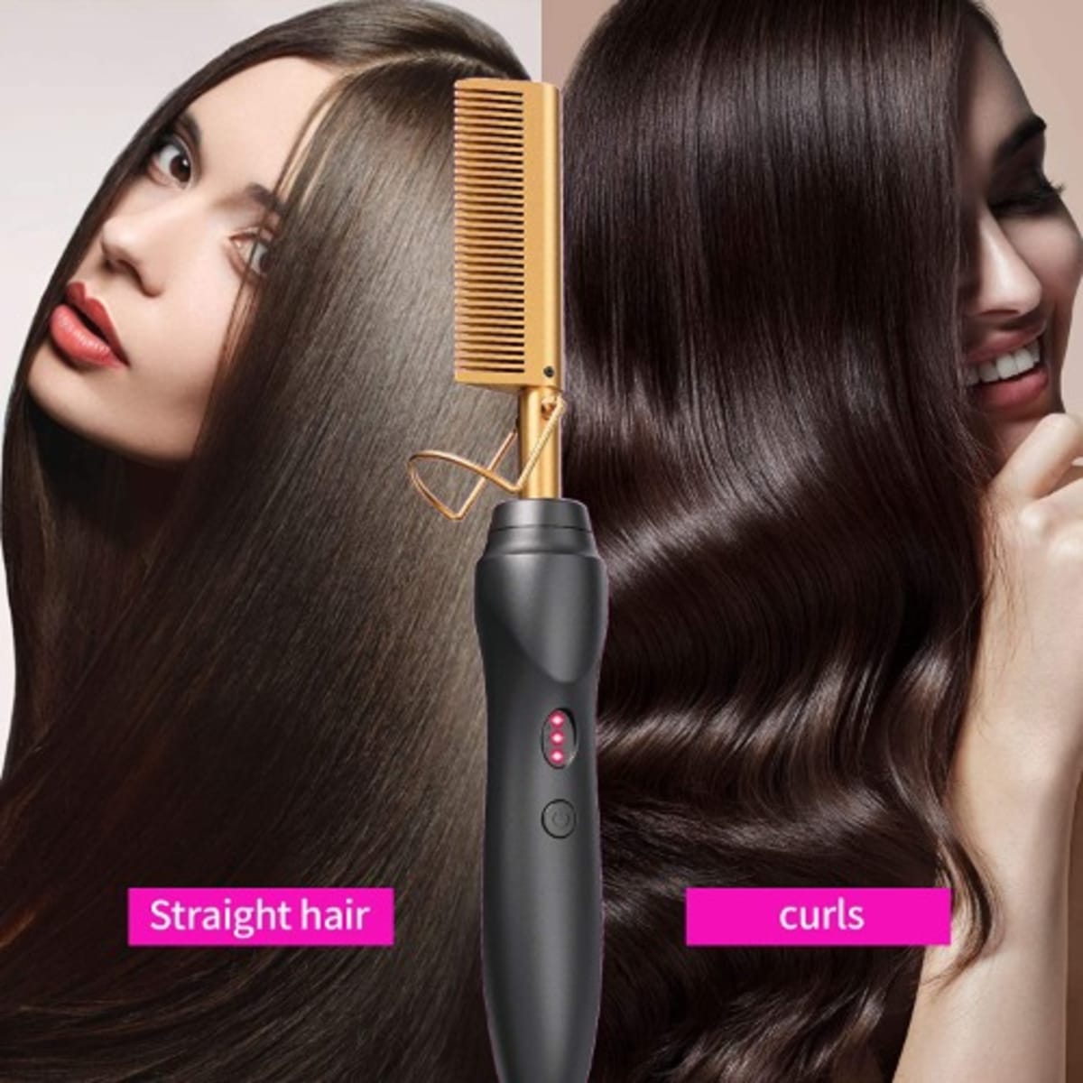 Straight hair deals machine online shopping
