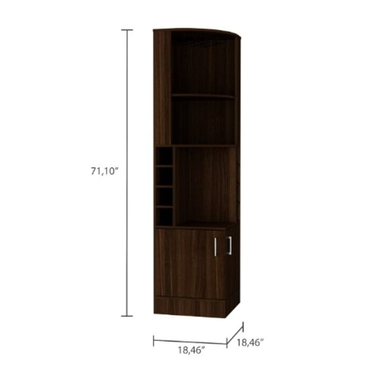 Copper grove tumanyan corner bar outlet cabinet