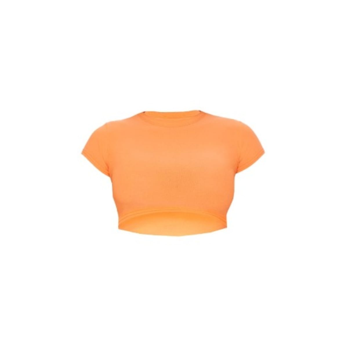 Neon orange crop top new arrivals