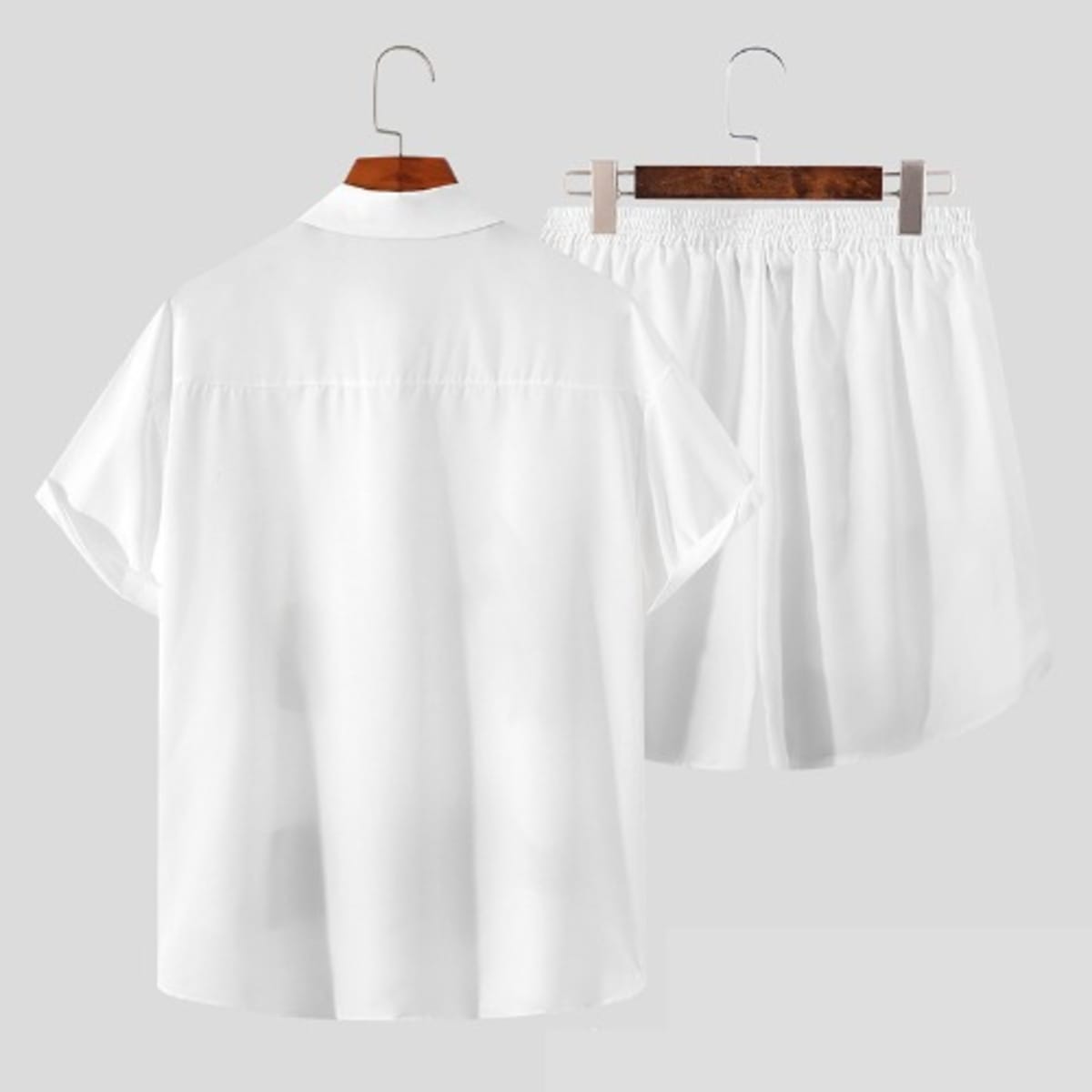 Two Piece Shirt And Shorts Pajama Style Set