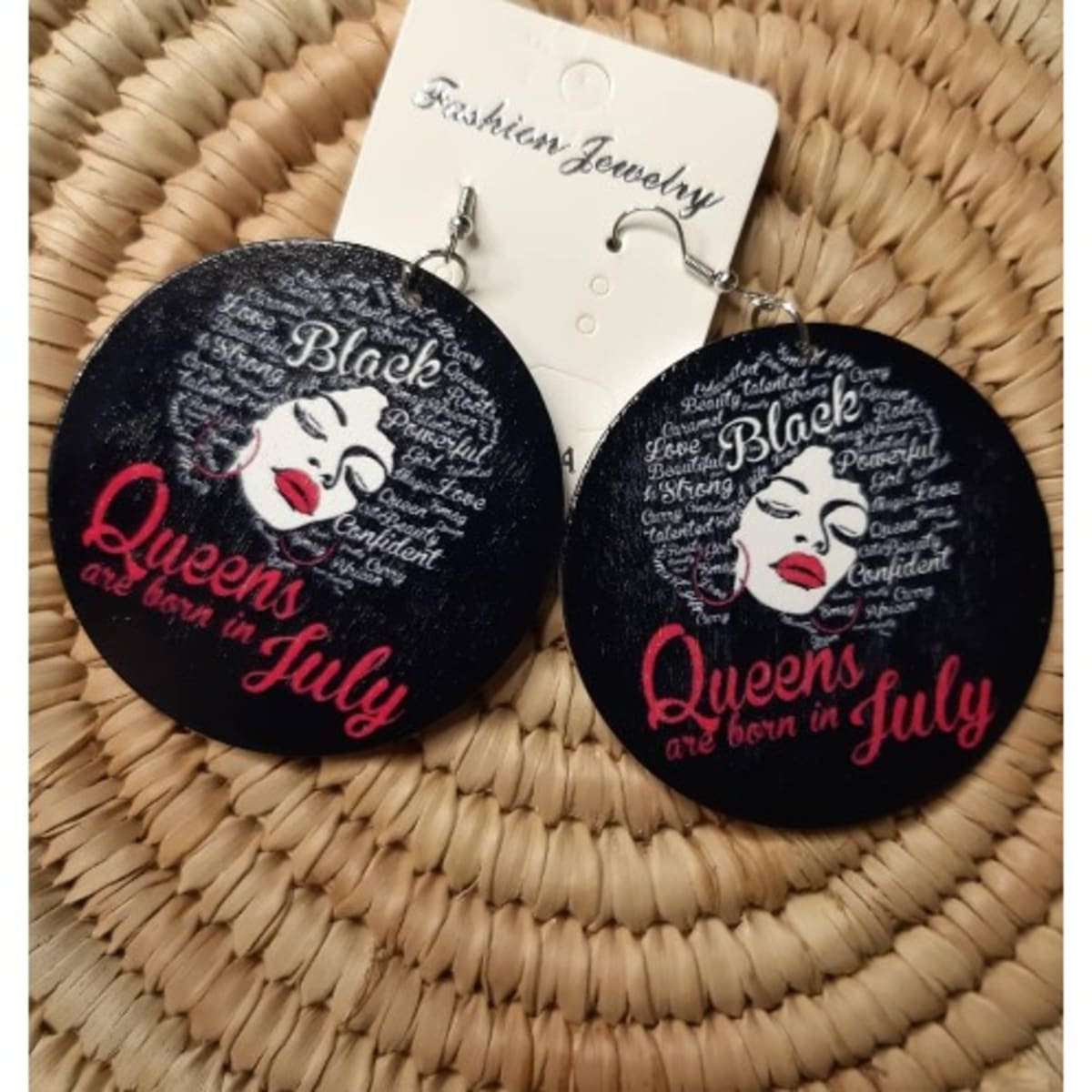 Kellyzola Fashion Queen are born in July Afrocentric Wooden
