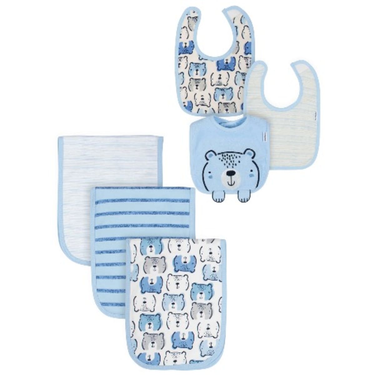 Boy bibs and burp cloths sale