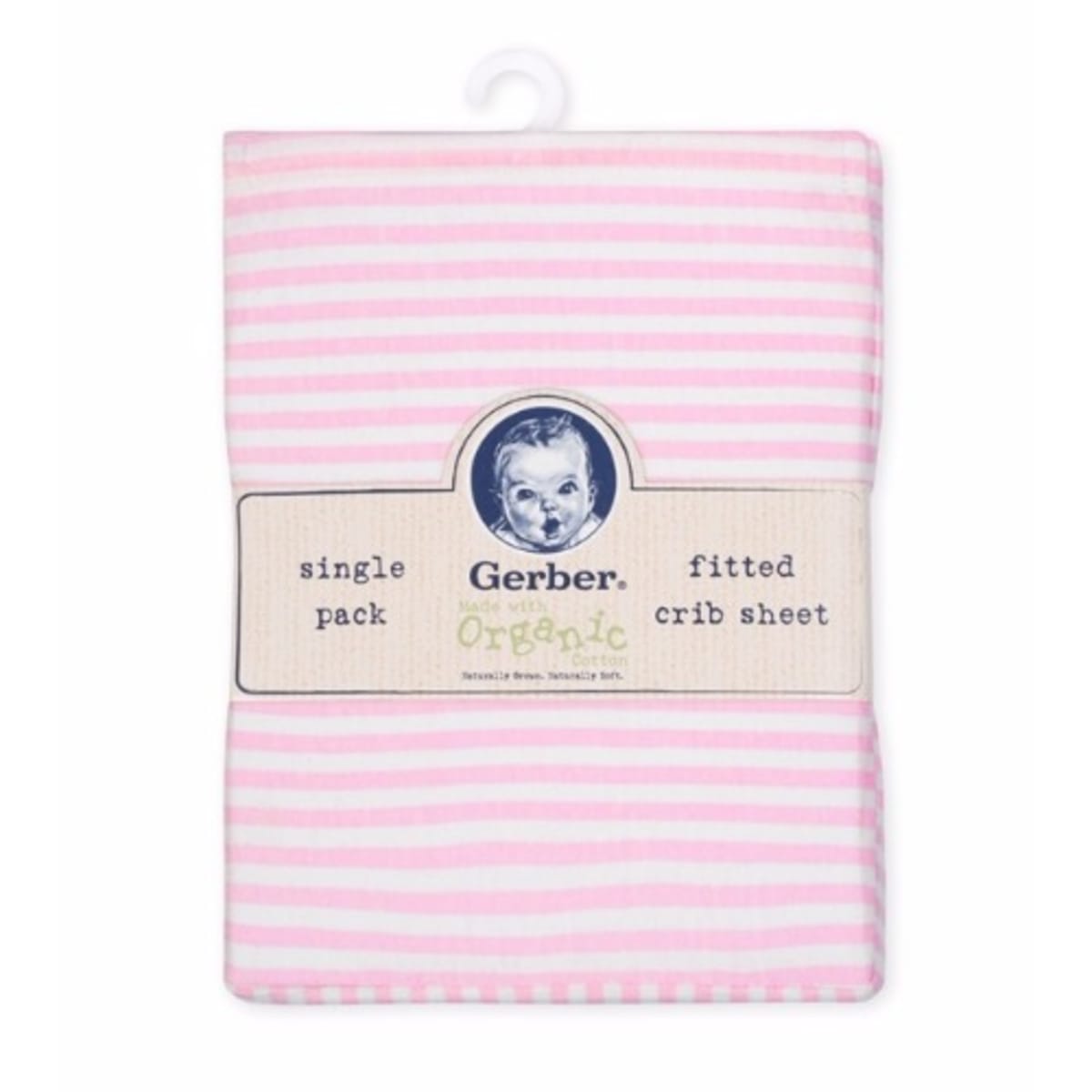 Gerber 100 Organic Cotton Jersey Baby Bed Fitted Crib Sheet
