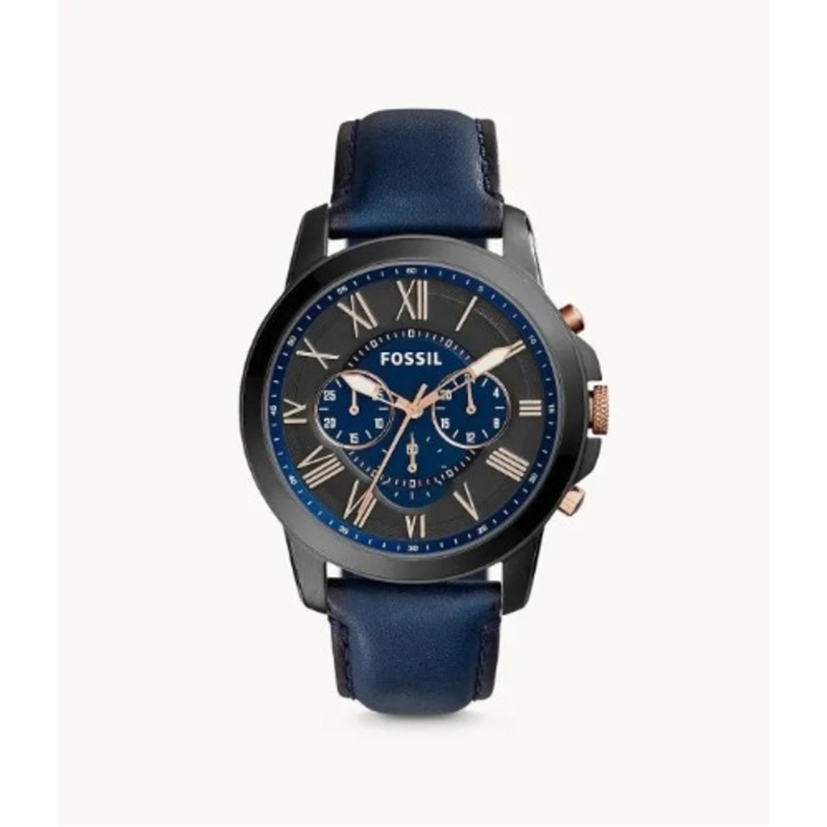 Fossil Men s Grant Stainless Steel Quartz Chronograph Watch