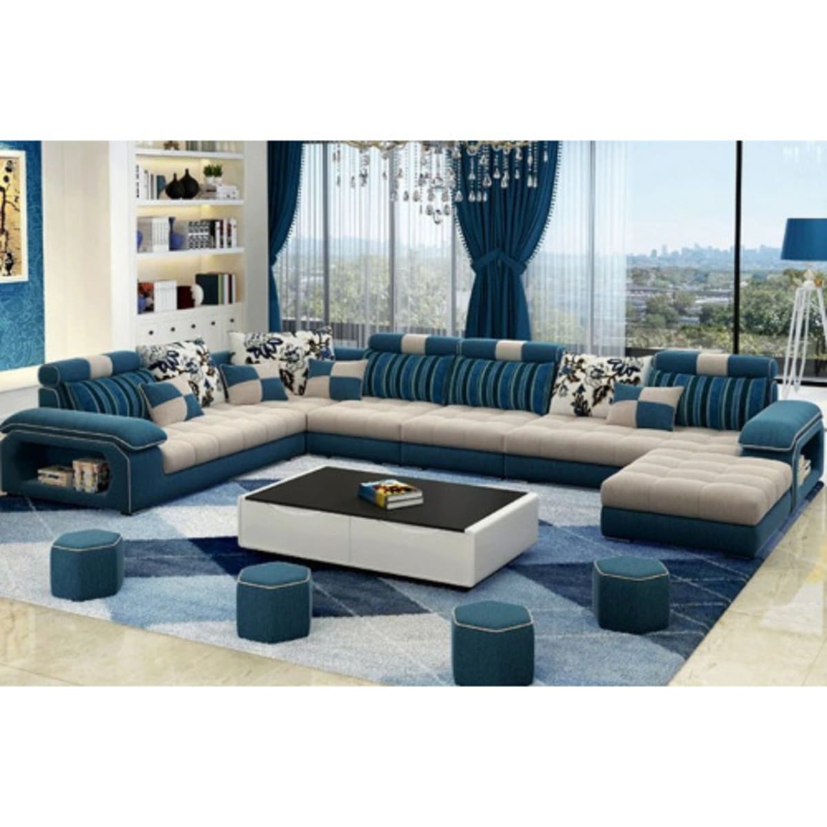 Luxury 8 Seater Sectional Sofa Set