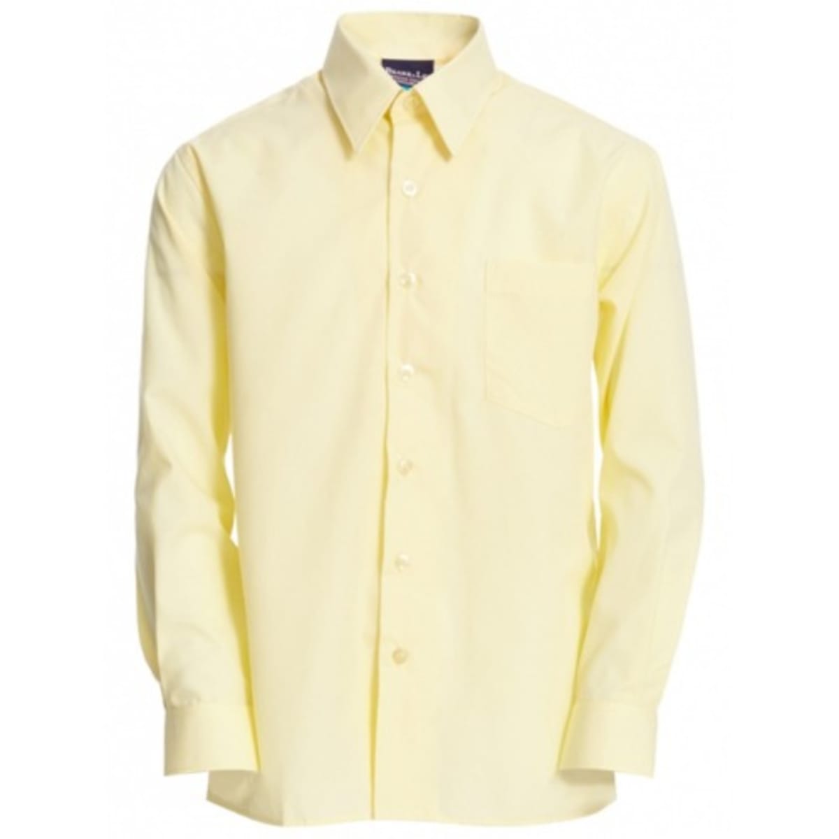 Men s Formal Dress Shirt Light Yellow Konga Online Shopping