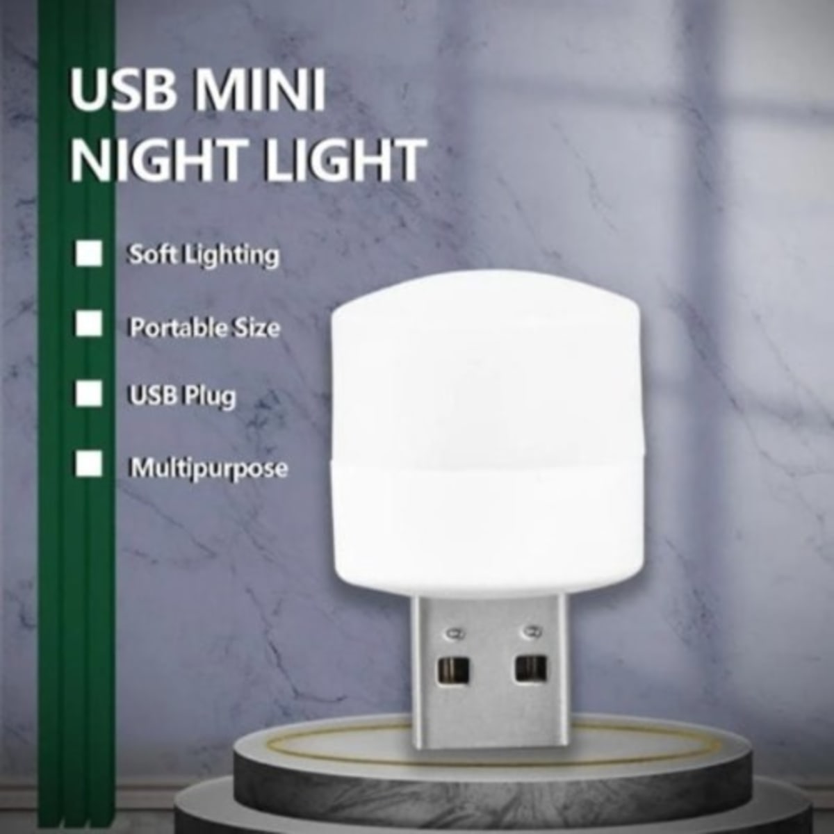 USB Plug Led Lamp - 1w X 5pcs