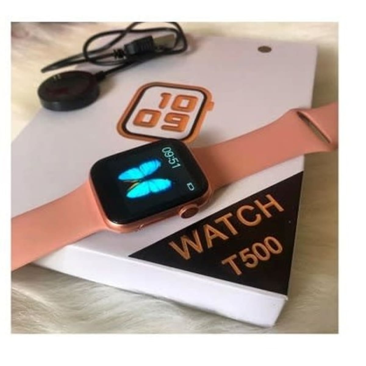 T500 Smart Watch Iwo 12 Series 5 Pink