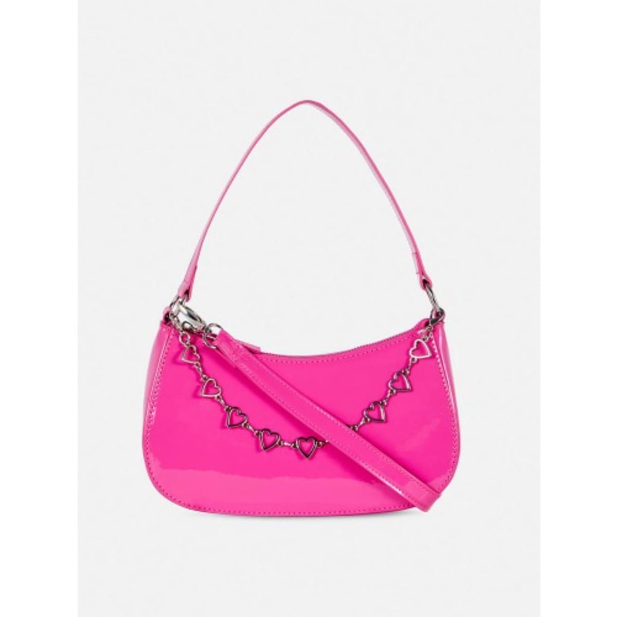 Pink chain shoulder clearance bag
