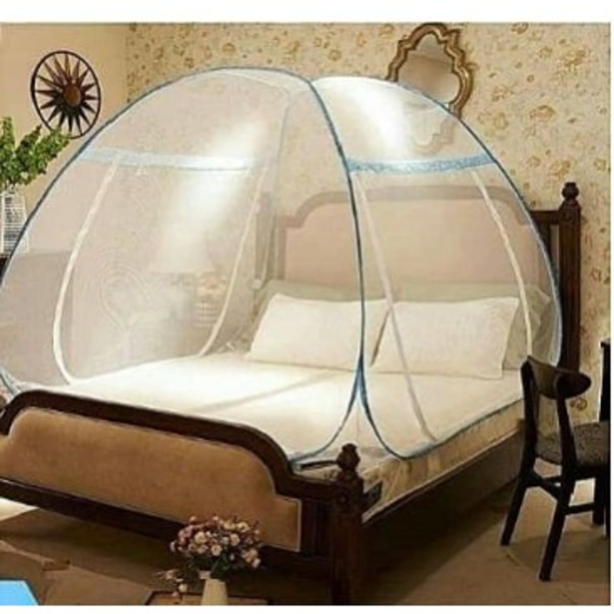 Foldable mosquito cheap net 7x7