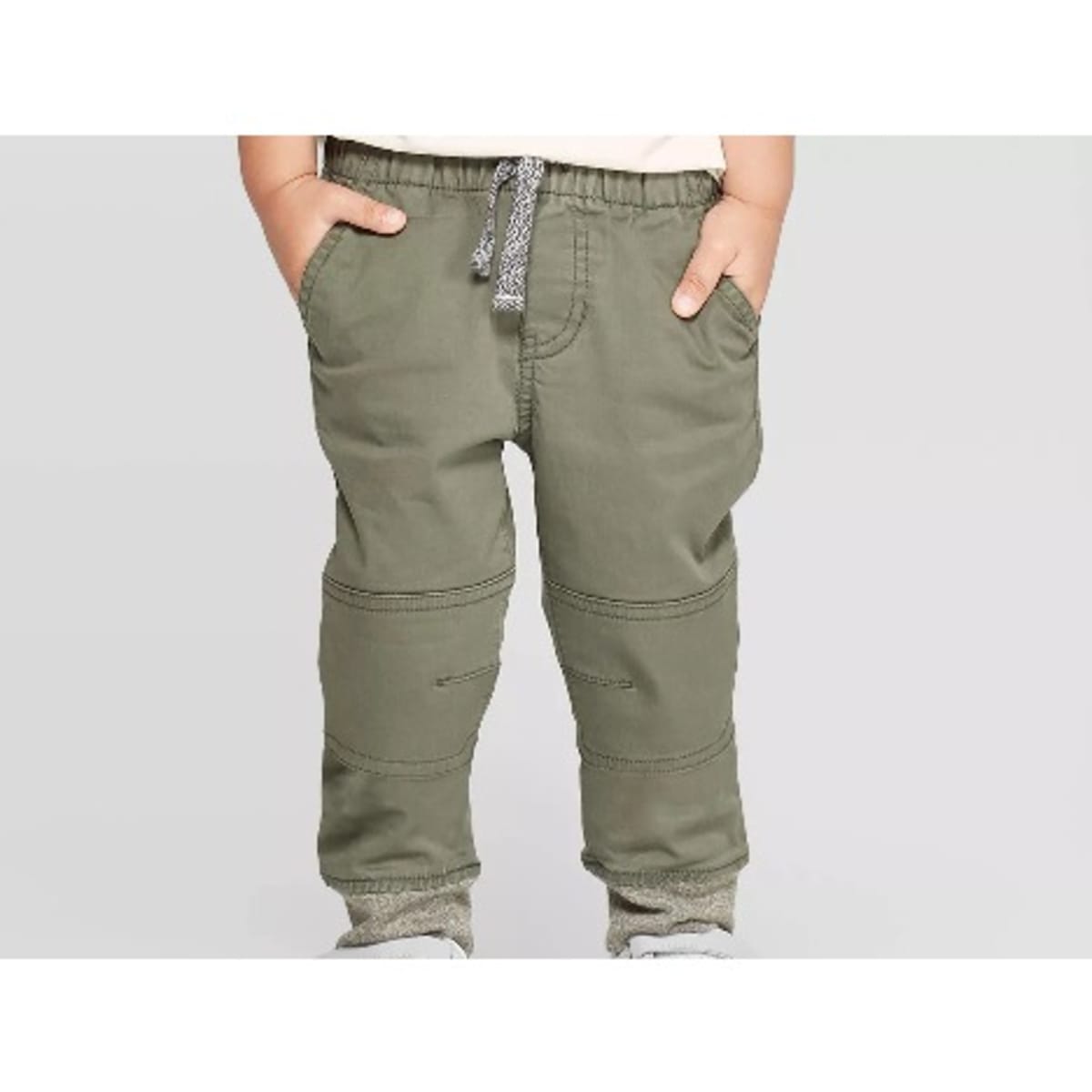Toddler boy khaki joggers deals