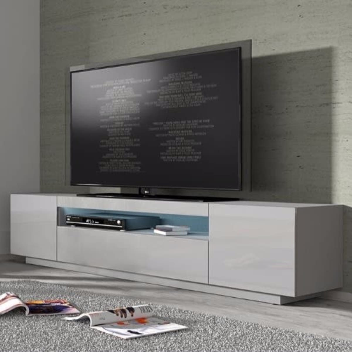Milano tv stand for outlet tvs up to 65 inches