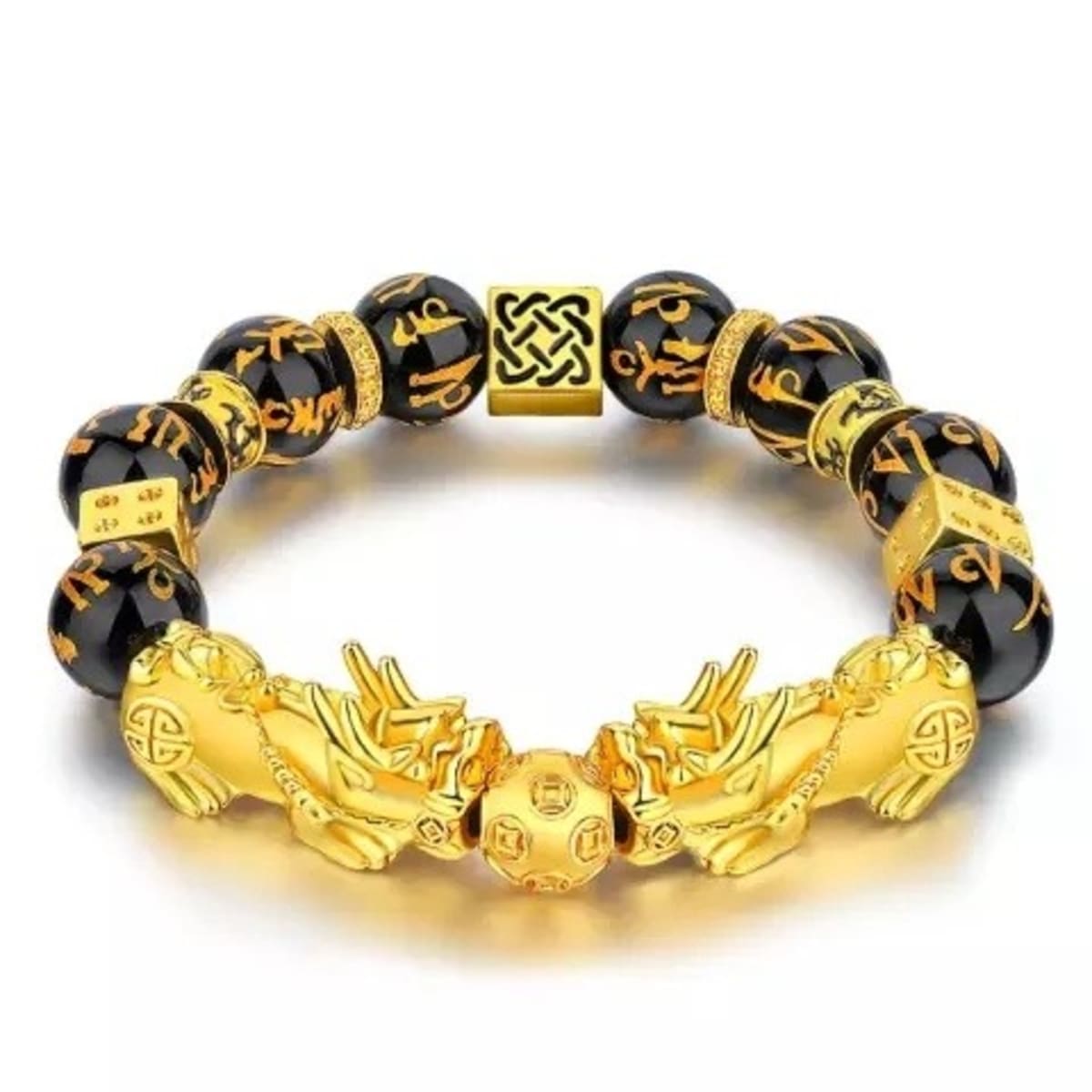 Fengshui Obsidian Double Pixiu Bracelet Konga Online Shopping