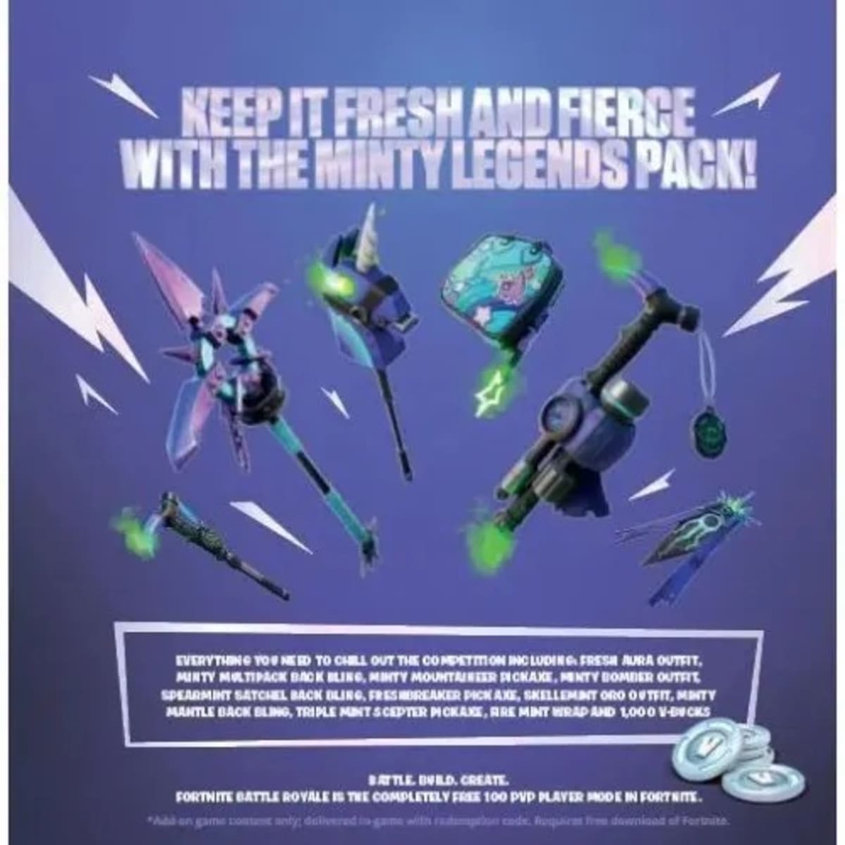 Fortnite: Minty Legends Pack [PlayStation 4] 