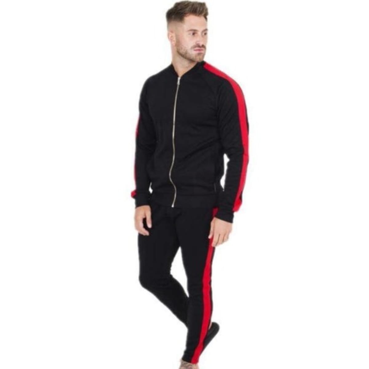Red Stripes Black Tracksuit Konga Online Shopping