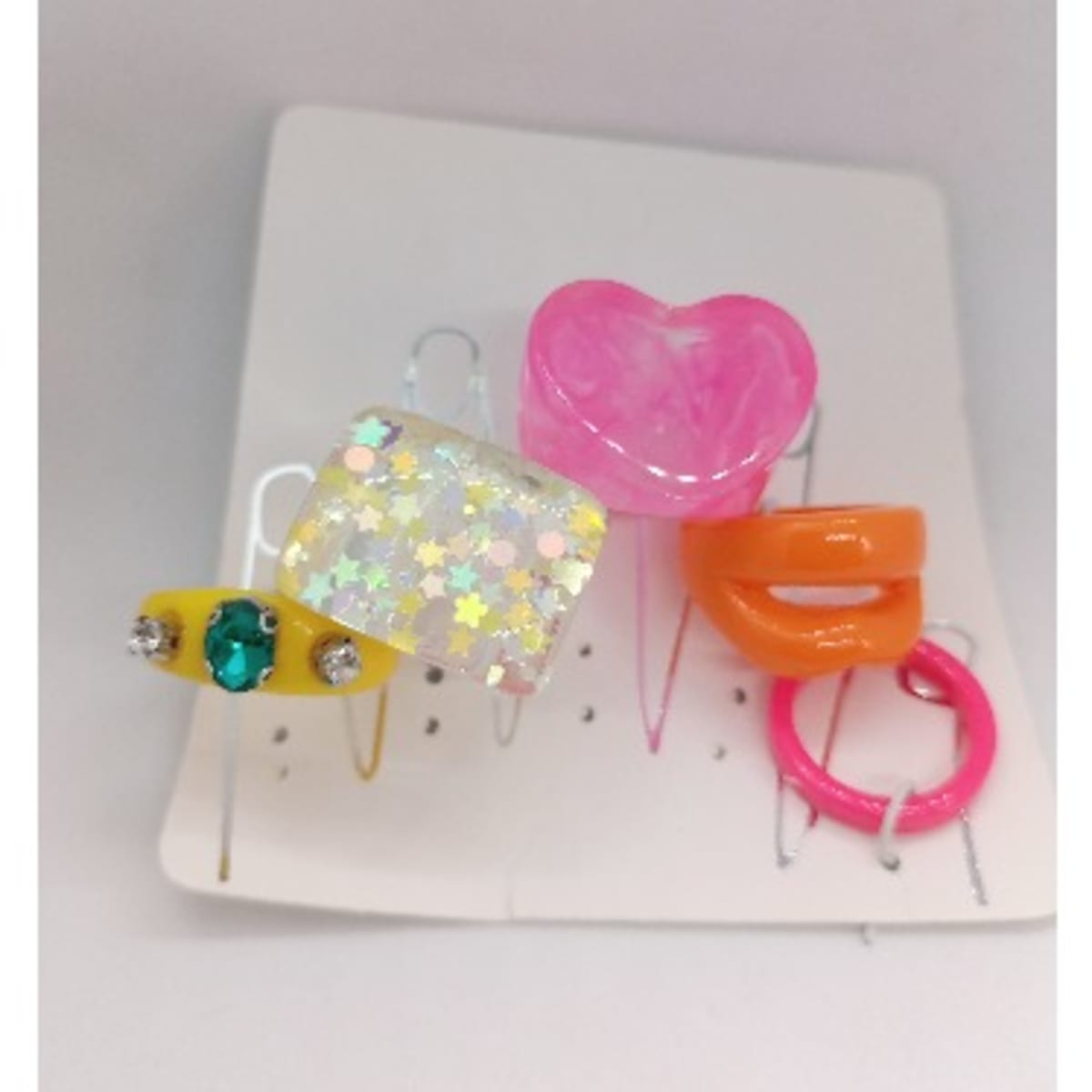 Acrylic Resin Knuckle Ring Sets 5pcs Konga Online Shopping