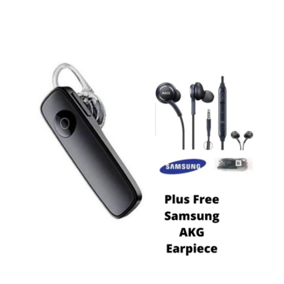 Bluetooth Earphone With Free Samsung Akg Corded Earpiece Konga