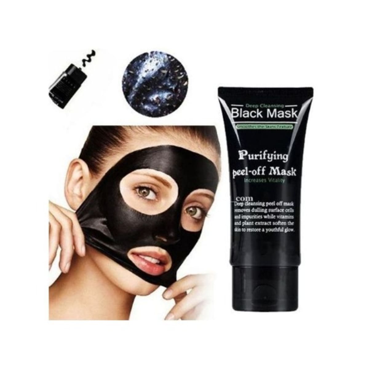 stadig forord Peck Facial Purifying Peel Off Black Mask For Younger Smooth Face | Konga Online  Shopping
