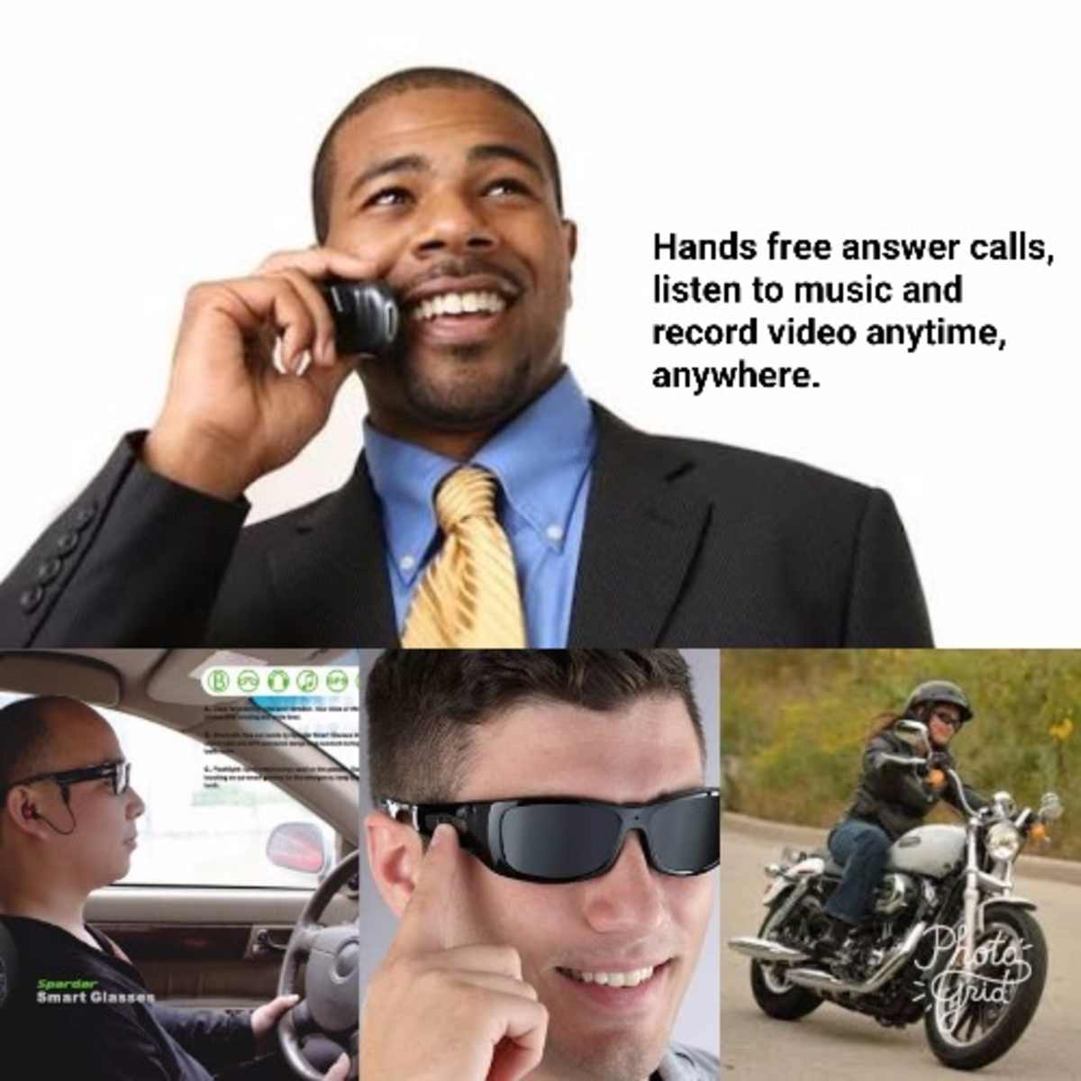 Bluetooth video sunglasses hot sale