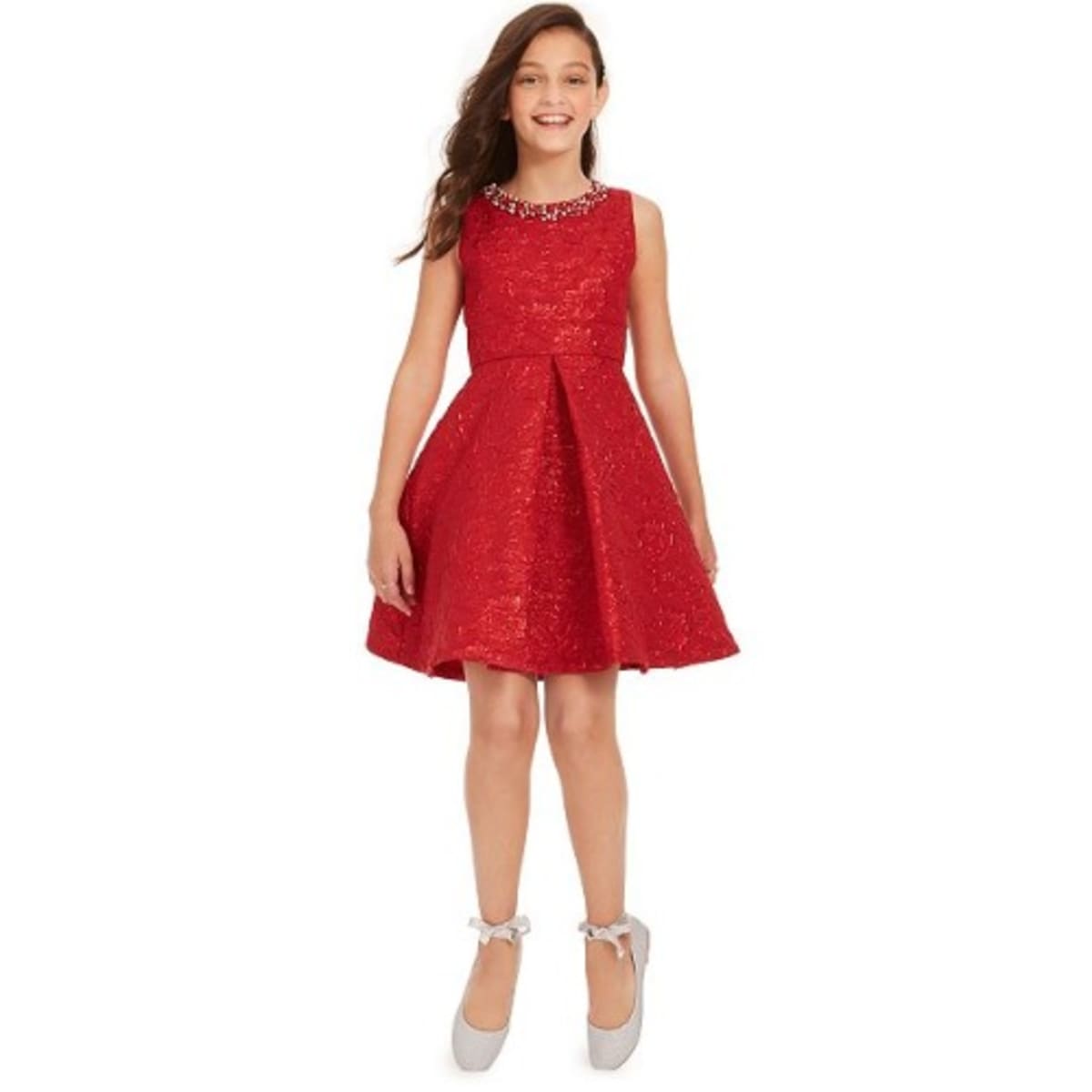 Rare editions brocade dress online