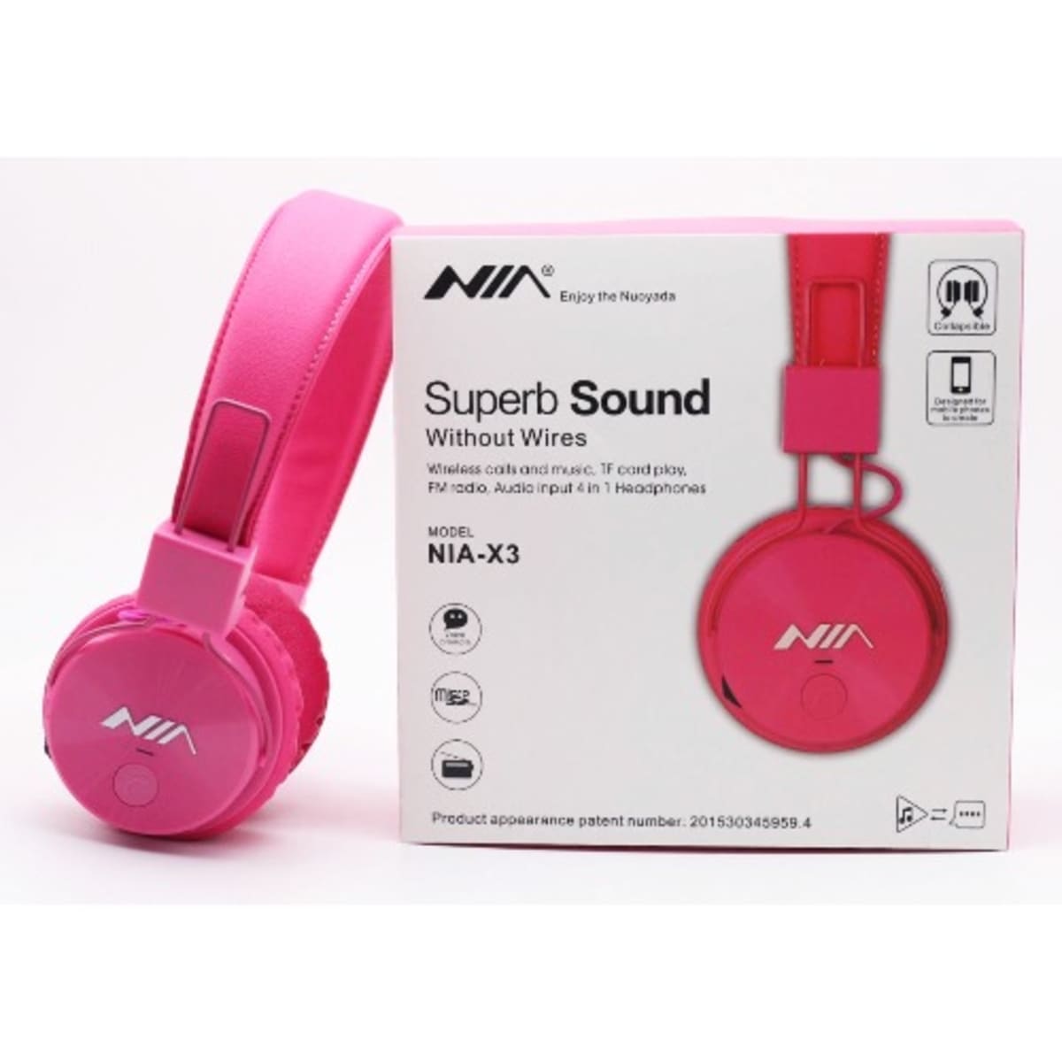 NIA X3 4 IN 1 Bluetooth Stereo Headset. Konga Online Shopping