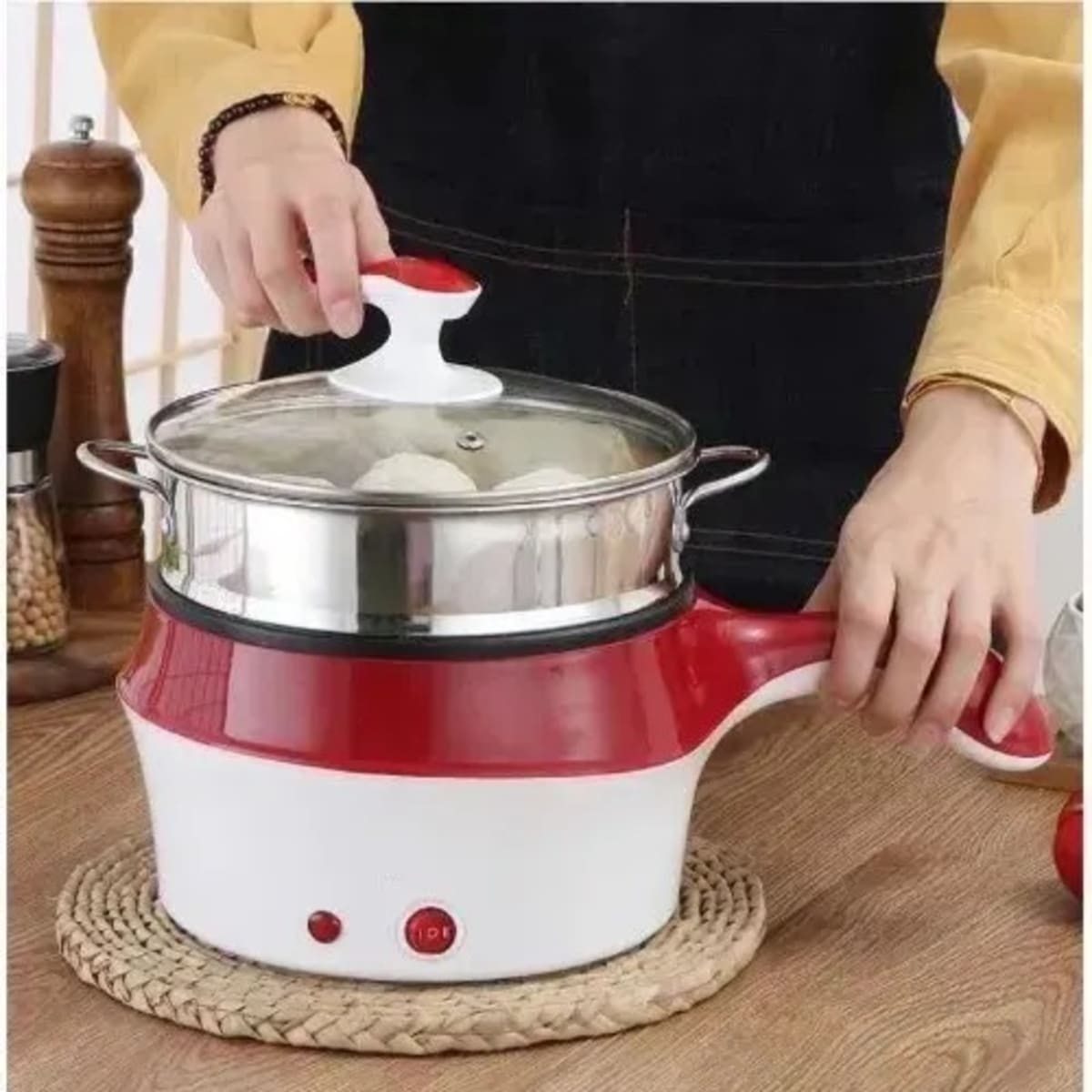Electric pan top for cooking