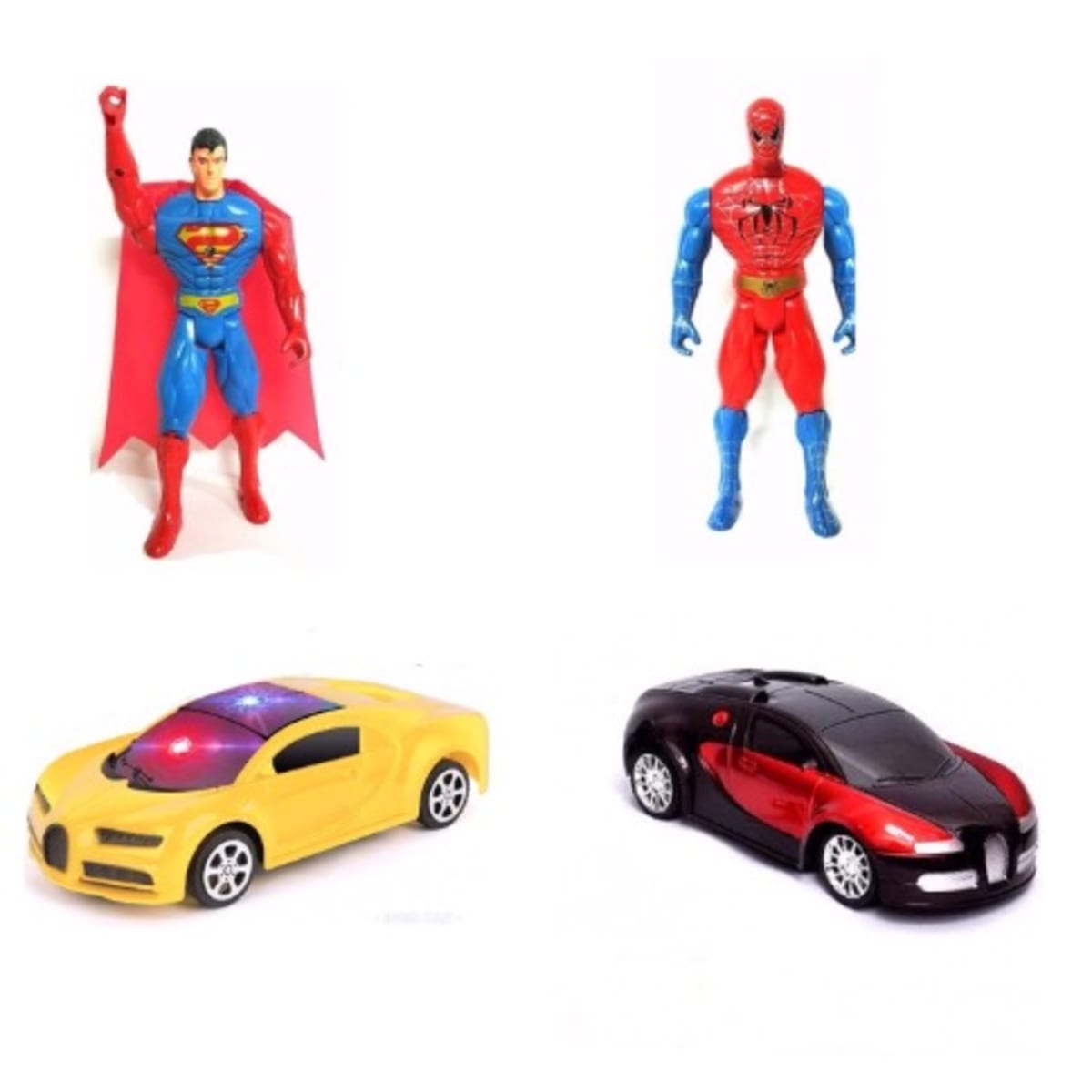 Yellow hot sale spiderman toy
