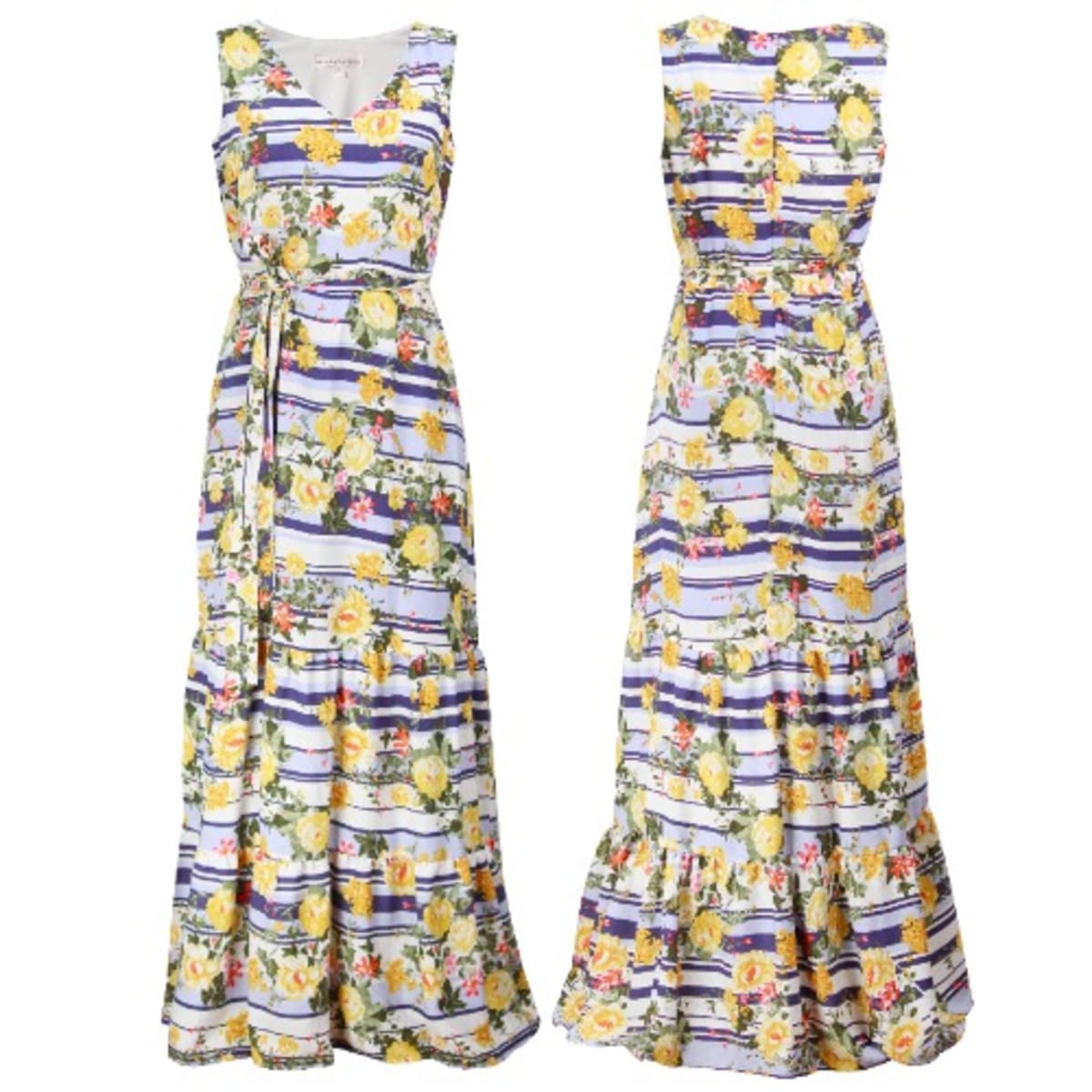 Leslie fay floral maxi dress sales