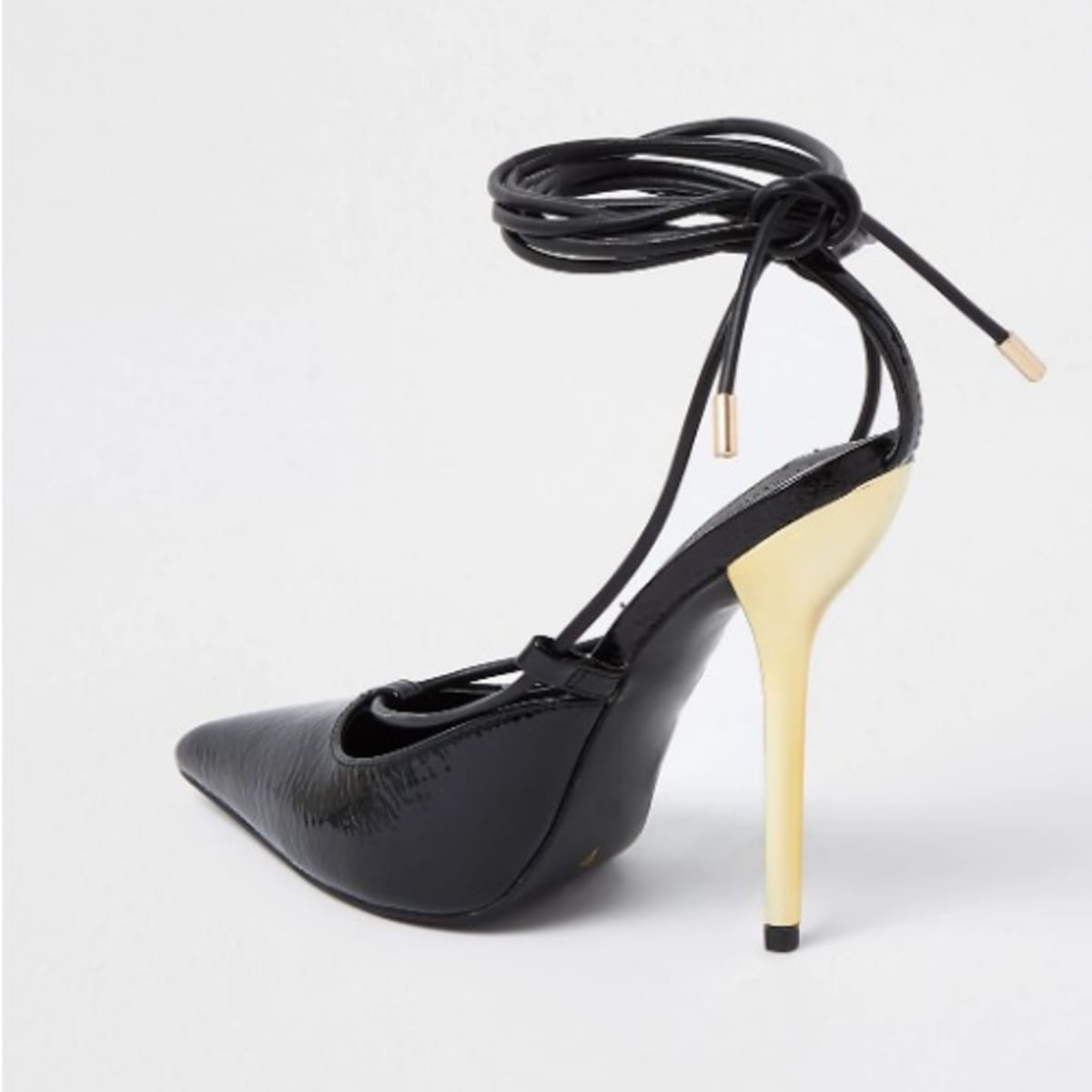 Ankle tie sales court shoes