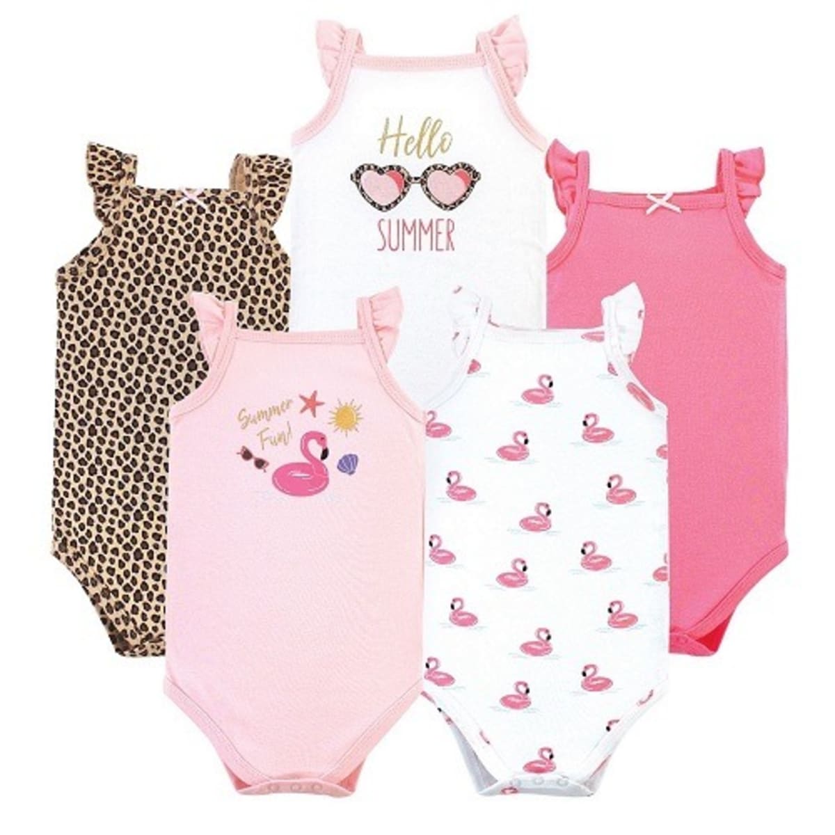 Hudson Baby Girls Sleeveless Bodysuits Set Konga Online Shopping