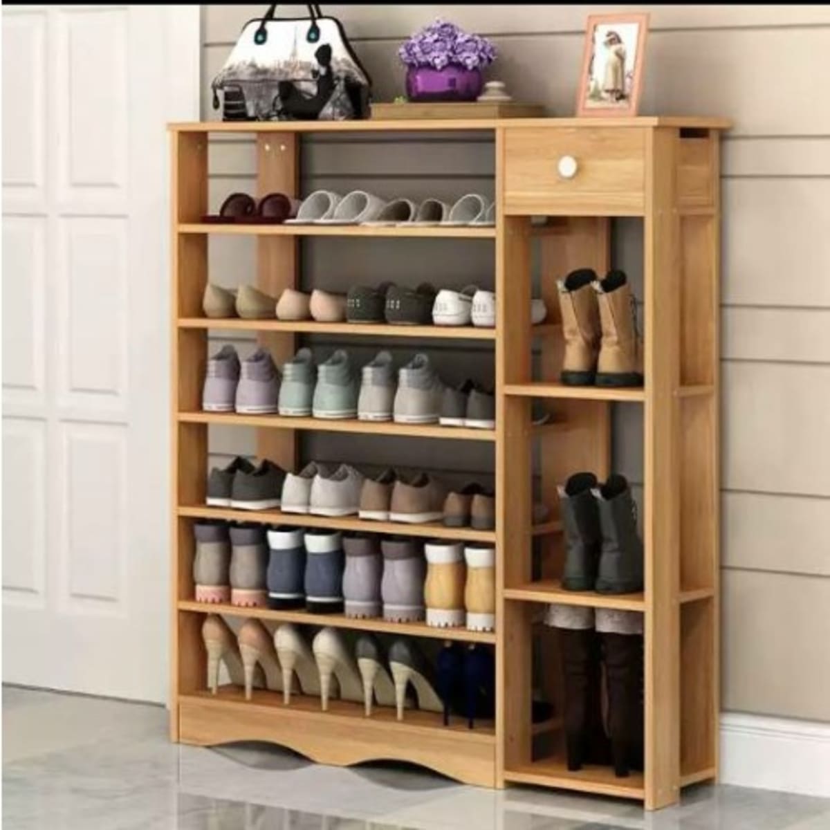 Portable Shoe Rack Organizer 66-72 Pair Tower Shelf Storage Cabinet -  12-tiers - On Sale - Bed Bath & Beyond - 35474849