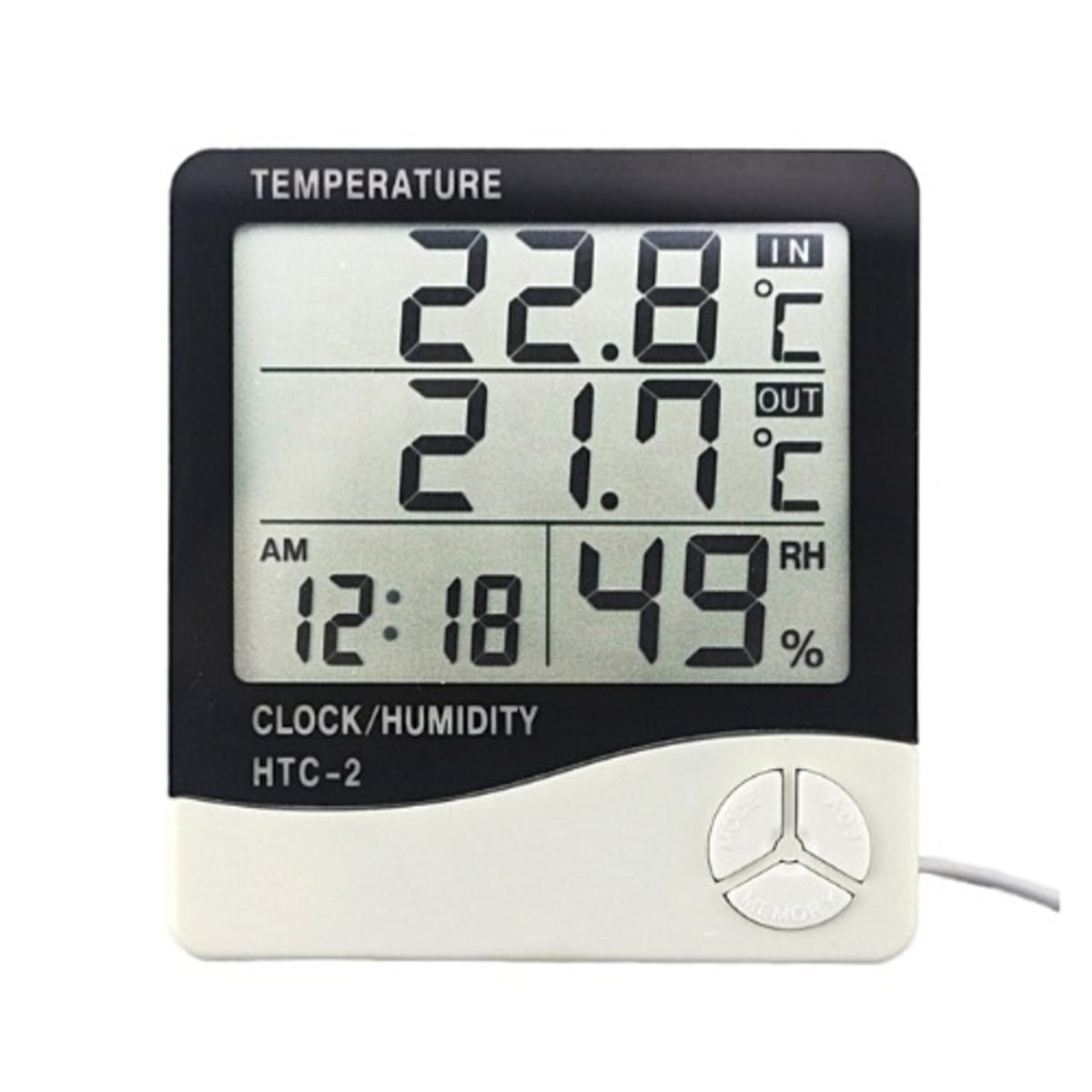 Htc-2 Digital Indoor/outdoor Thermo-hygrometer Temperature