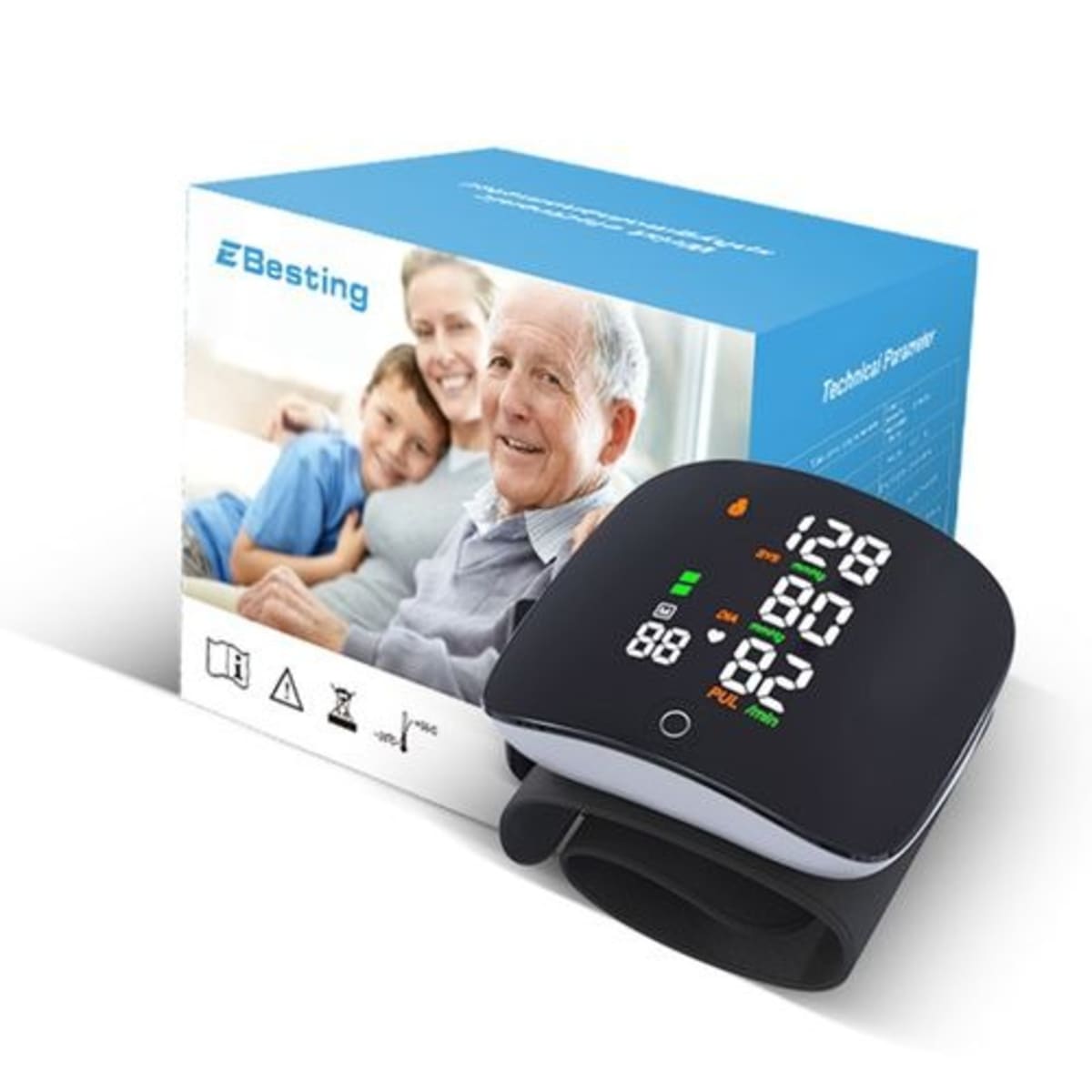 Rechargeable Blood Pressure Monitor Blue Tooth