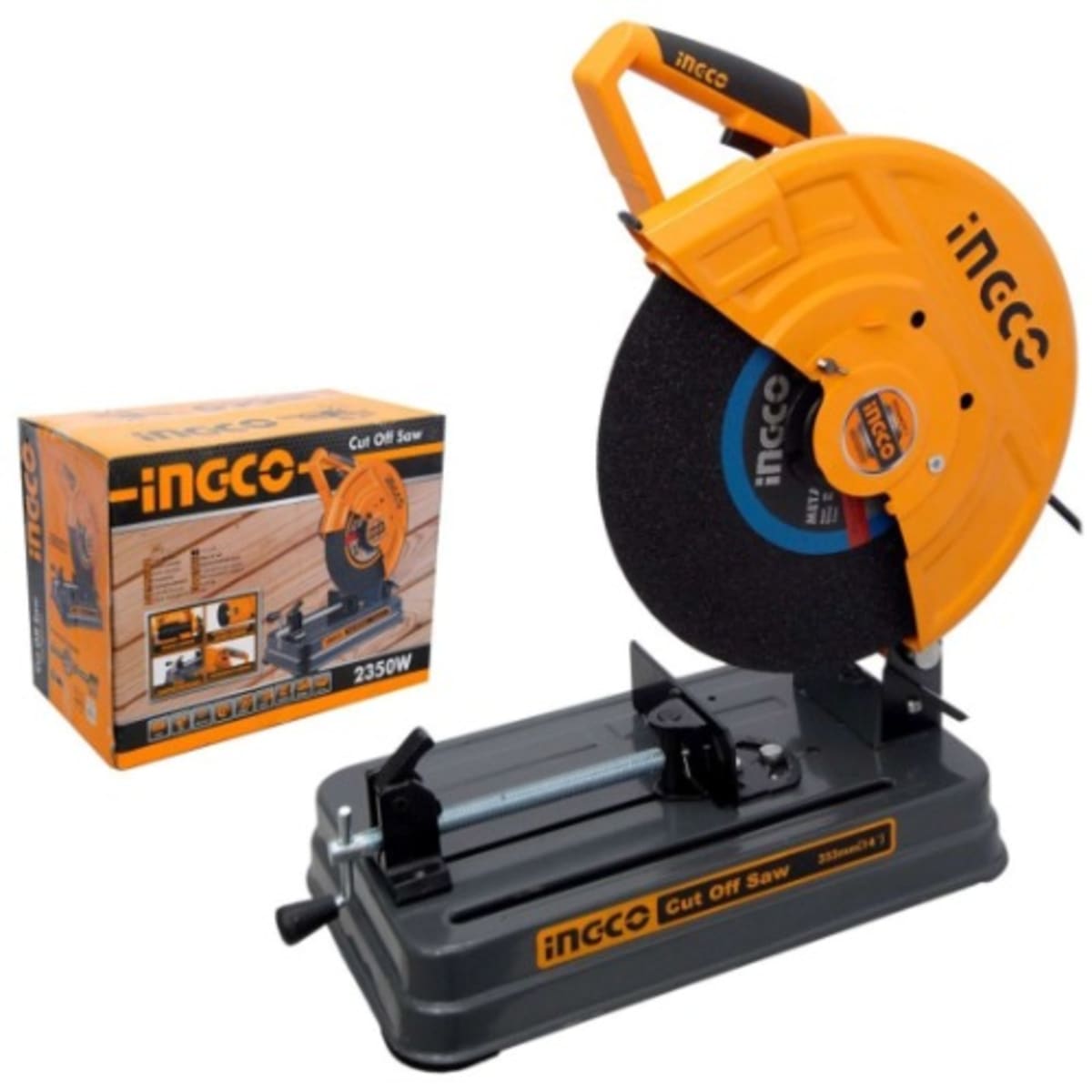 Cut off saw machine top