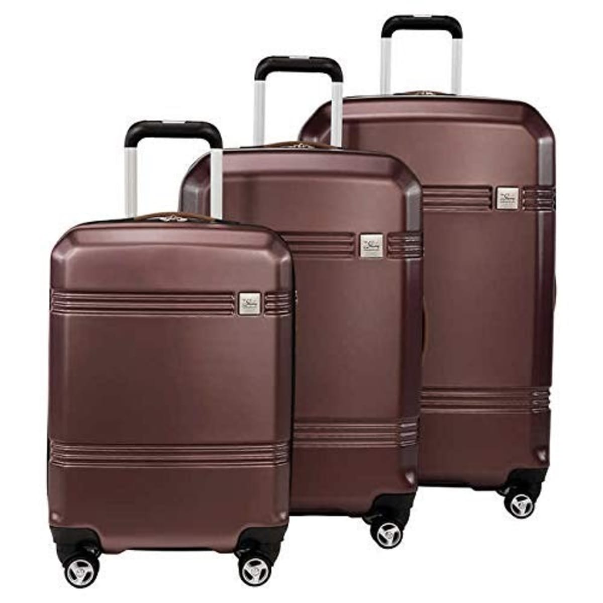 Skyway Columbia Crest 3 piece Hardside Spinner Travel Luggage Set