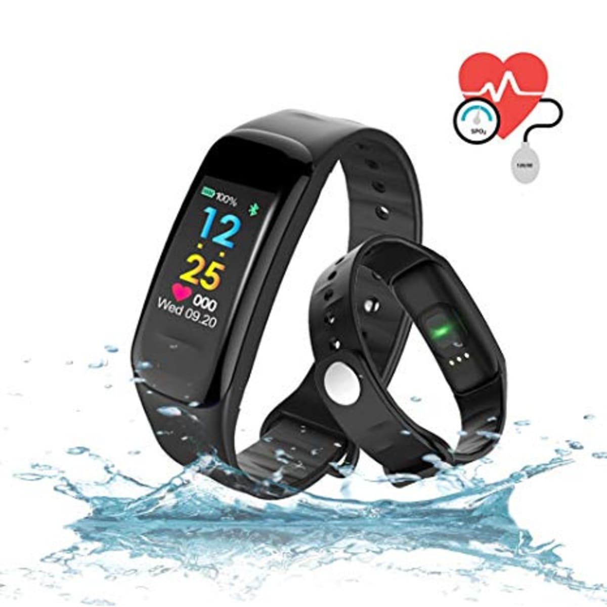 Water resistant fitness best sale tracker