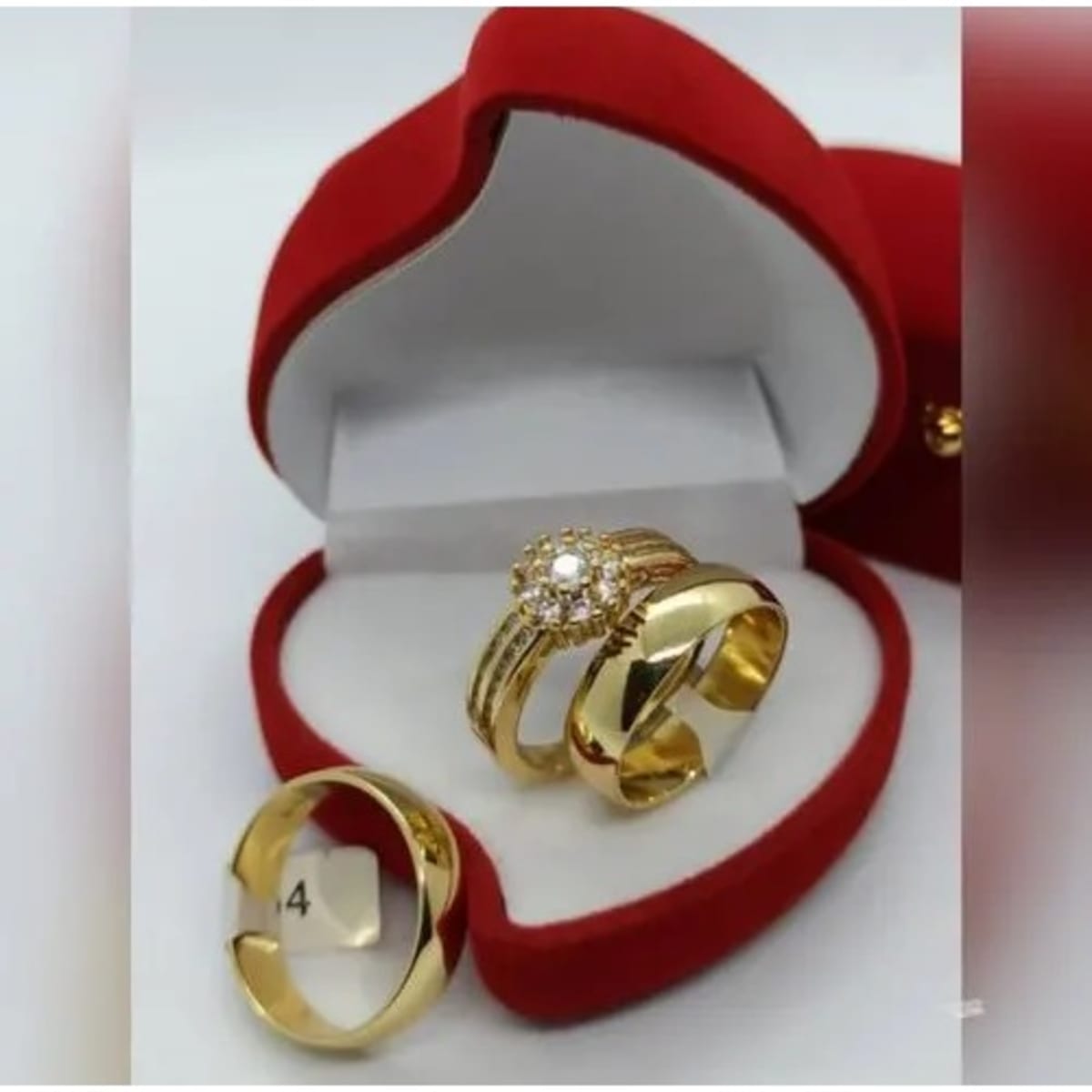 Italian gold wedding discount rings