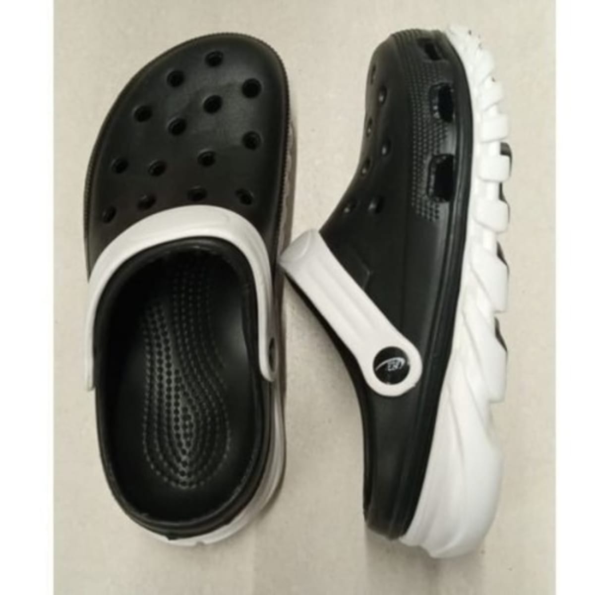Adult white crocs store