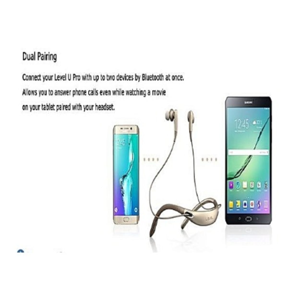 Samsung level u new arrivals connect 2 devices