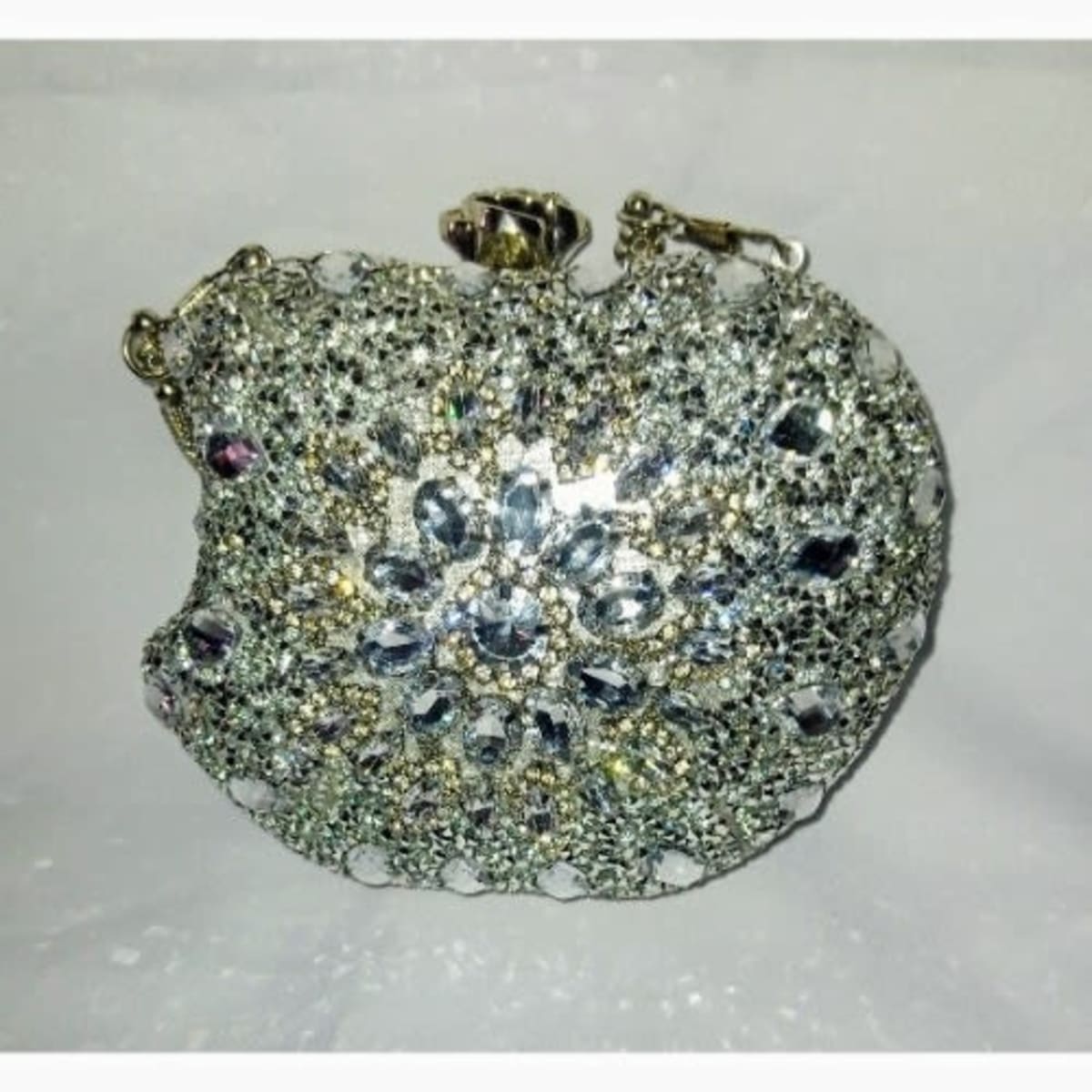 Silver Bridal Apple Design Stoned Purse Konga Online Shopping