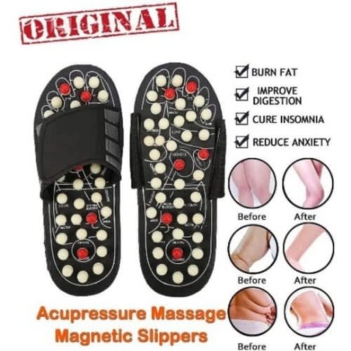Foot clearance reflex slippers