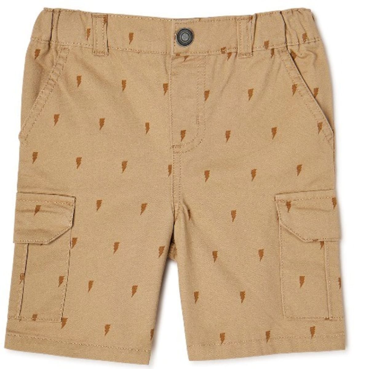 Garanimals Toddler Boys Cargo Print Shorts Brown Bolts Konga