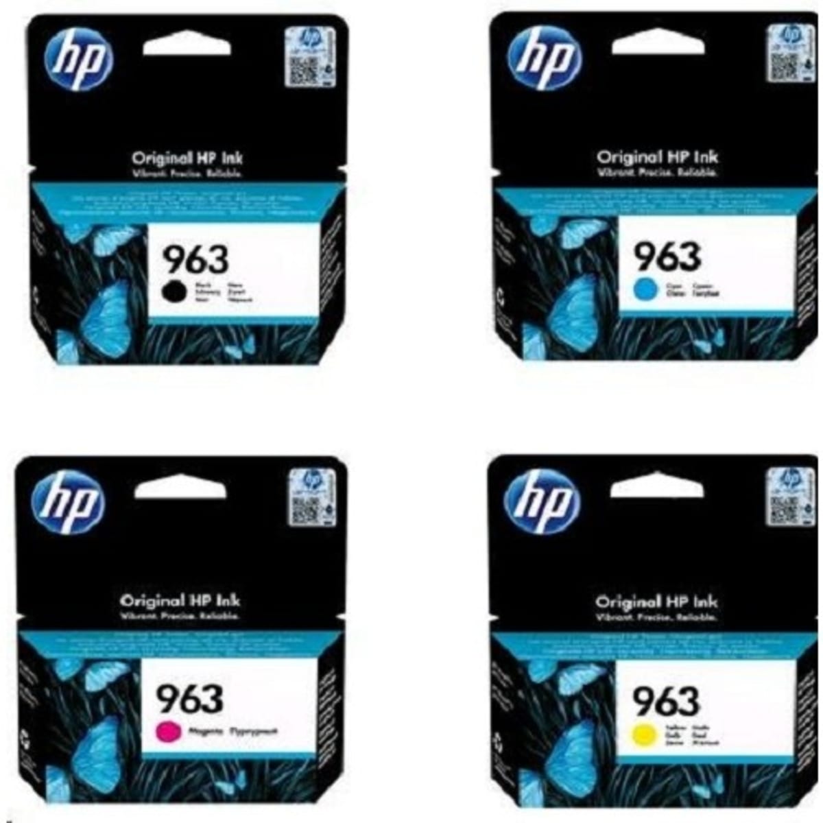 HP Ink Cartidge 963 Combo Pack - Black, Yellow, Magenta, Cyan