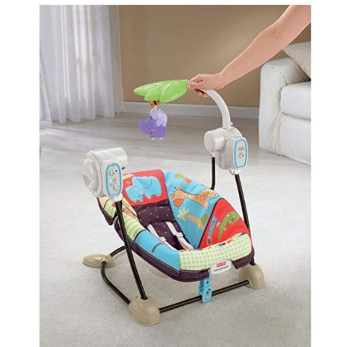 Fisher Price Luv U Zoo Spacesaver Swing Seat Konga Online Shopping