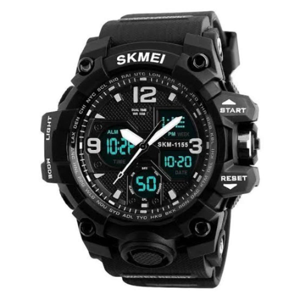 Silicon analog sales men's watch