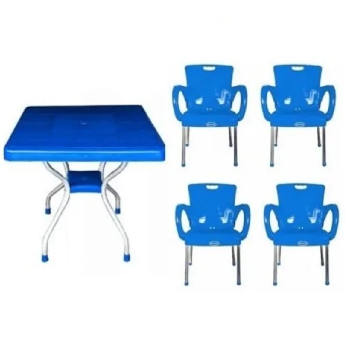 Plastic Chair With Arms Aluminum Legs Iron Legs Table