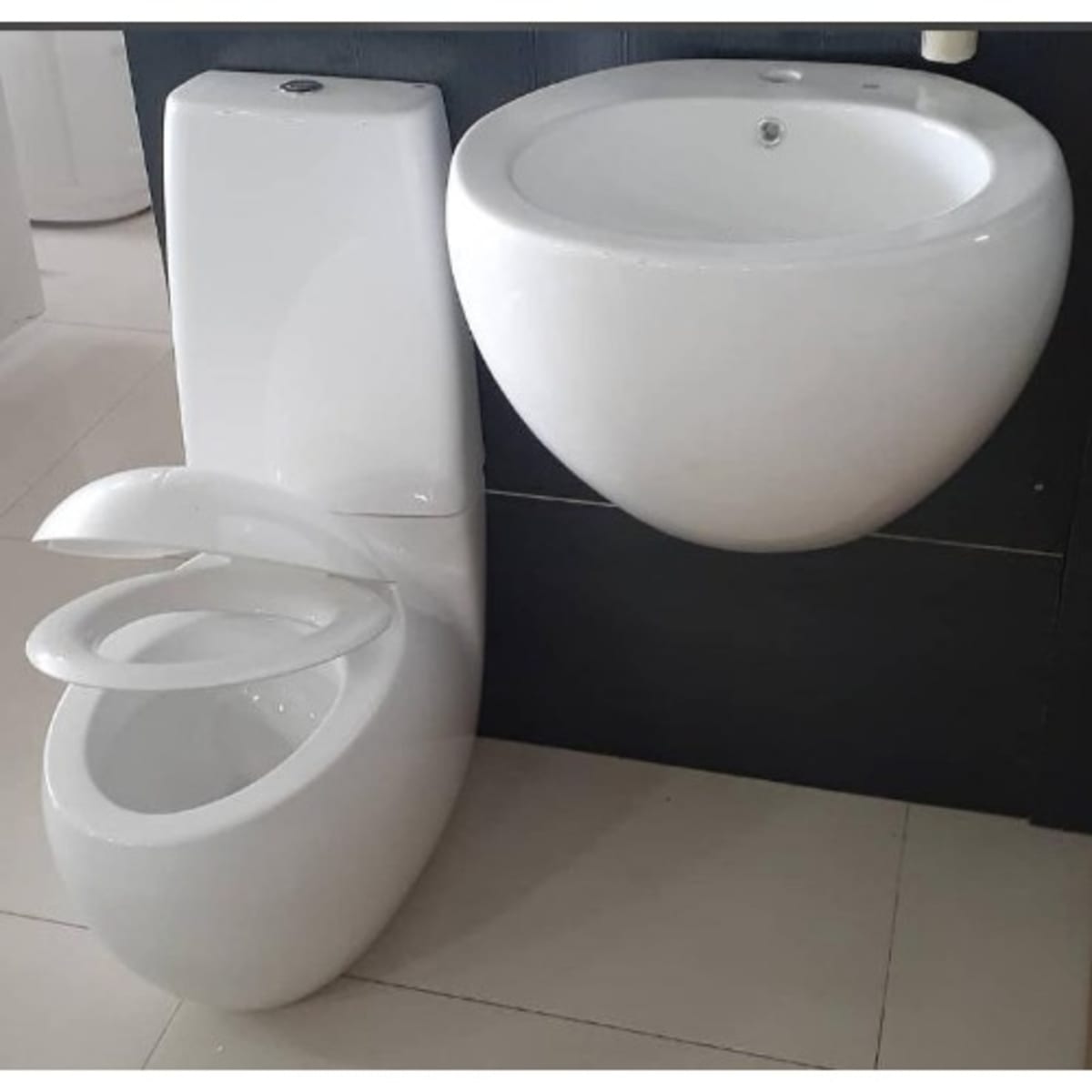 Egg shaped best sale toilet seat